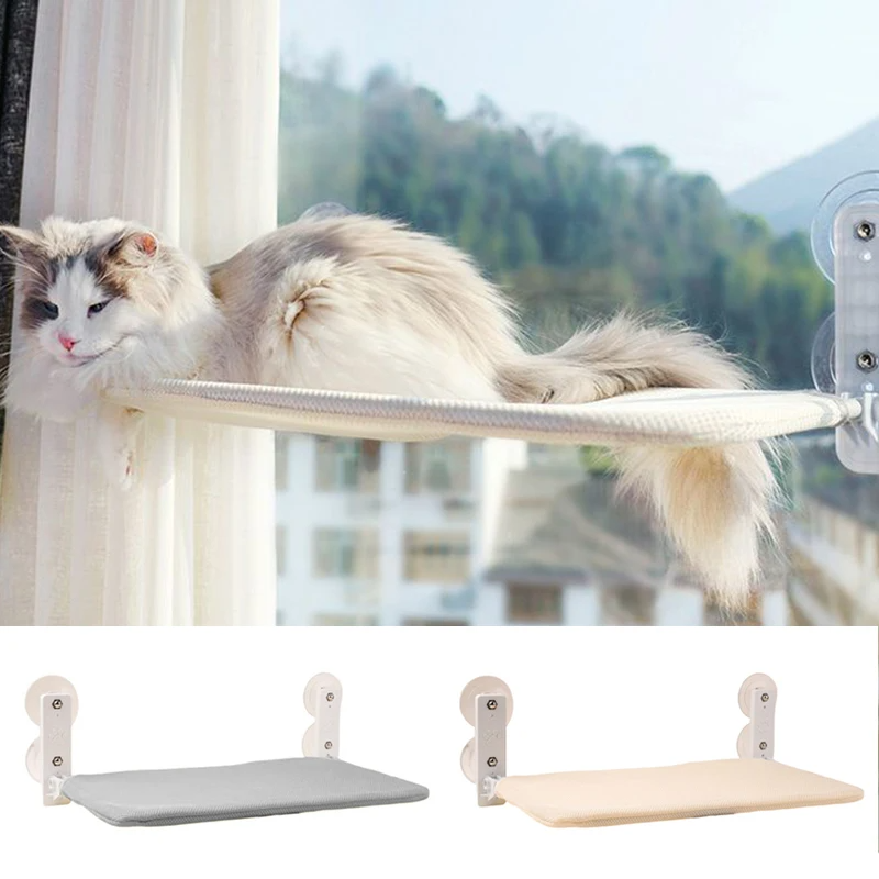 Cama Suspensa de Janela CatView™ – Ventosas 30 kg para Gatos