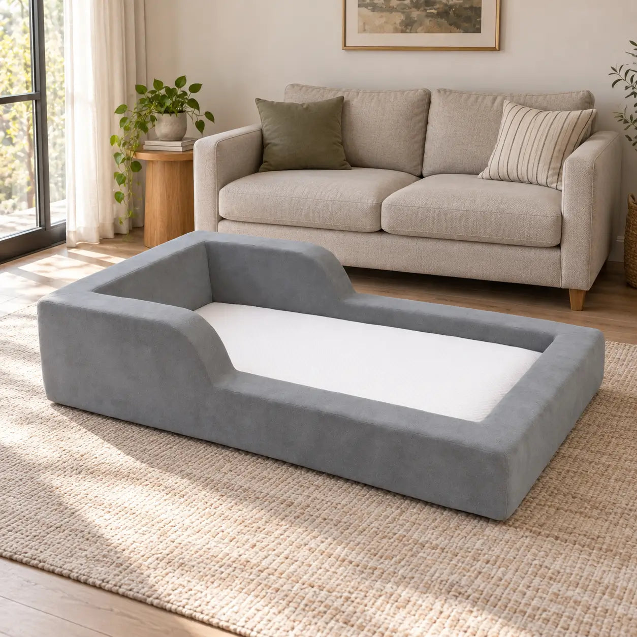 Cama Gigante Premium Bed in Box com Colchão D26 Lavável para Pets de Grande Porte