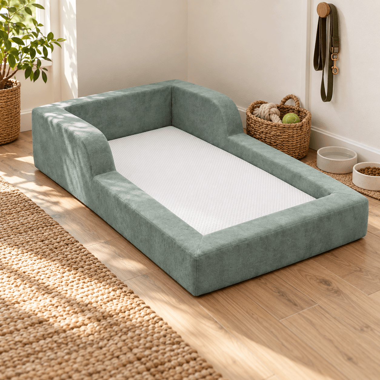 Cama Gigante Premium Bed in Box com Colchão D26 Lavável para Pets de Grande Porte
