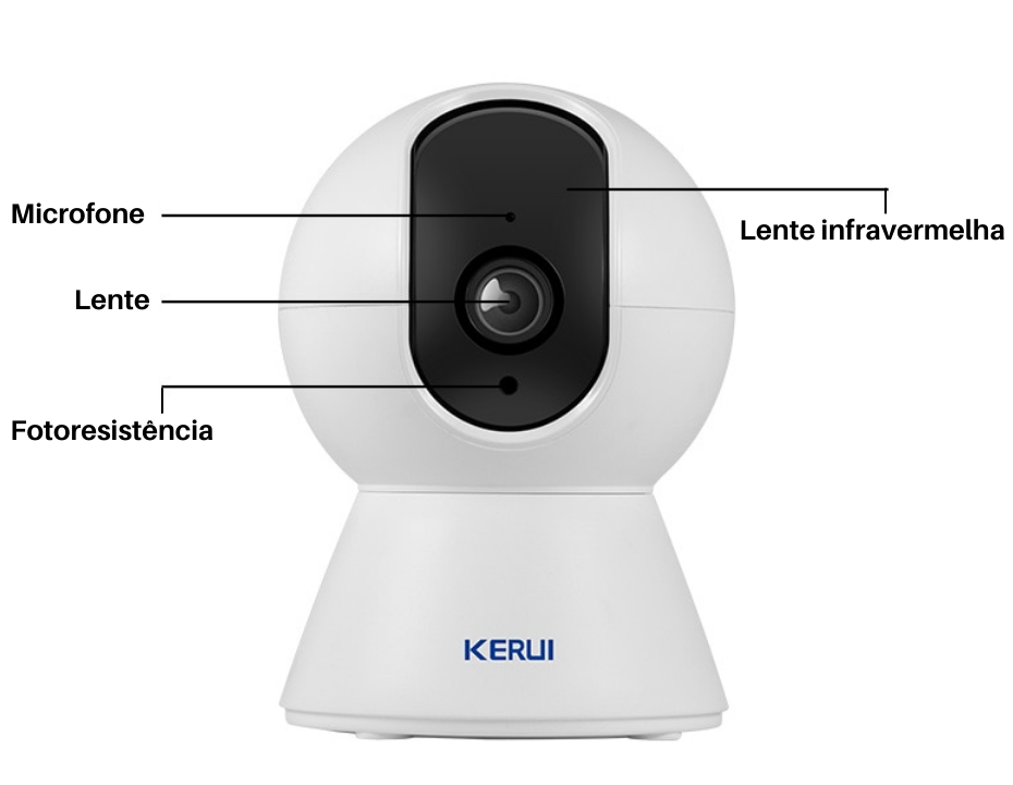 Câmera de Monitoramento Pet Wi-Fi Full HD – KERUI™