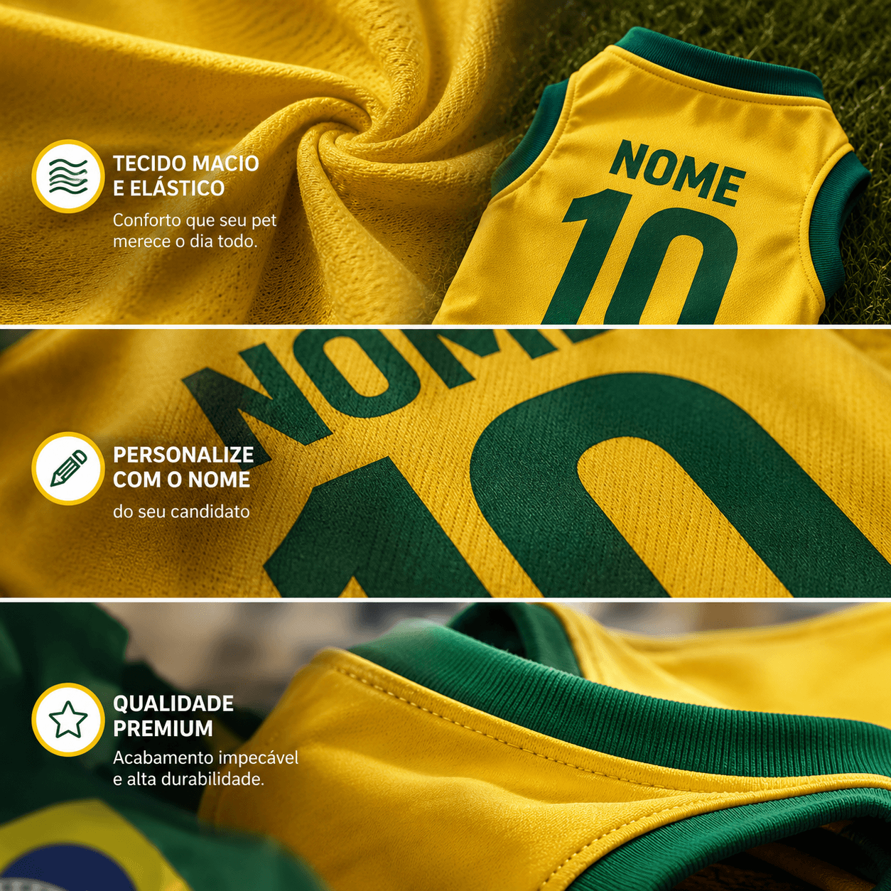 Vista seu Pet para as Eleições 2026 | Roupinha Personalizada para Cachorro e Gato | ForPatas™