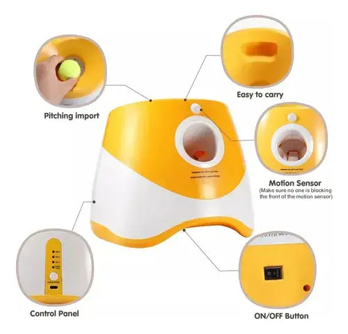 Lançador Automático de Bolinhas para Cães – Acaba com o Tédio e Estimula Exercícios – Duty™ - by ForPatas