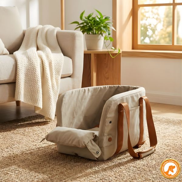 Bolsa de Transporte Pet para Carro com Almofada Confortável – Up4You™ | Segurança e Conforto no Passeio