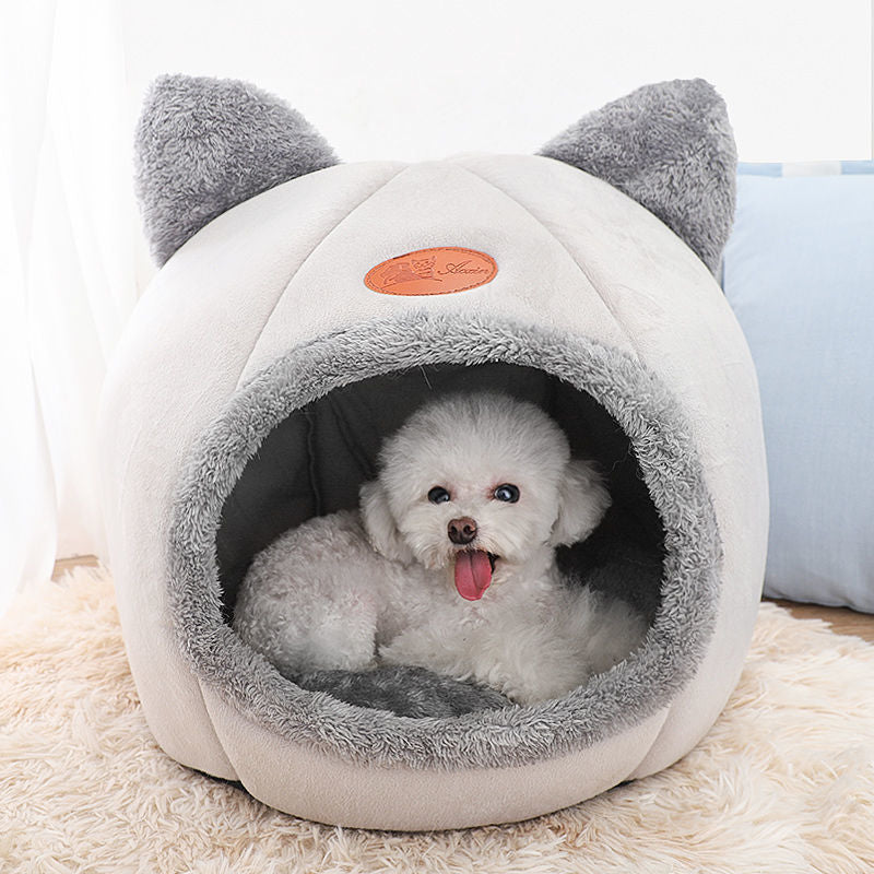 Toquinha Pet CozyDen™ – Abrigo Aconchegante e Seguro para Cães e Gatos
