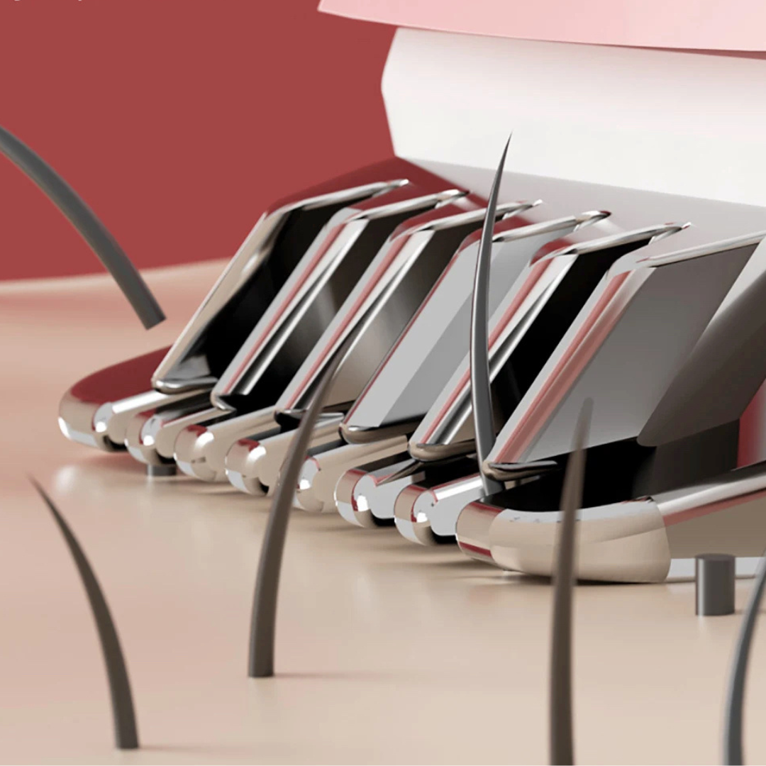 Aparador de Pelos Elétrico GlowTrim™ – Precisão Silenciosa com LED