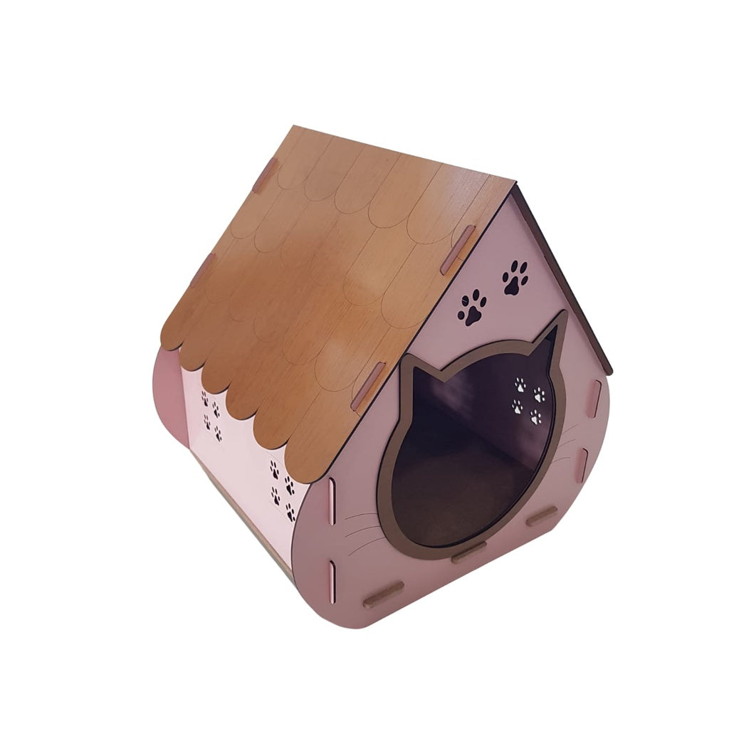 Casinha Personalizada CozyHome™ – Conforto, Estilo e Nome do Seu Pet