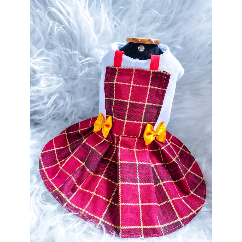 Vestido Jardineira Natalina MerryPet™ – Para Cães e Gatos