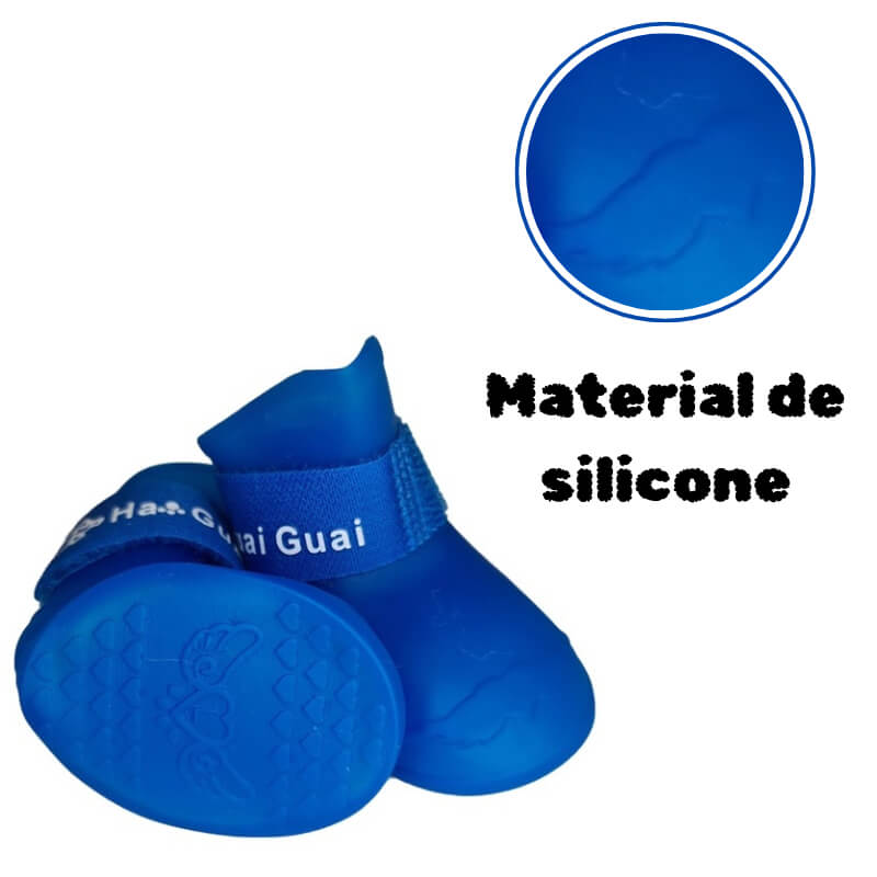 Tênis Botinha de Silicone Impermeável para Pets (4 Unidades) 🐾