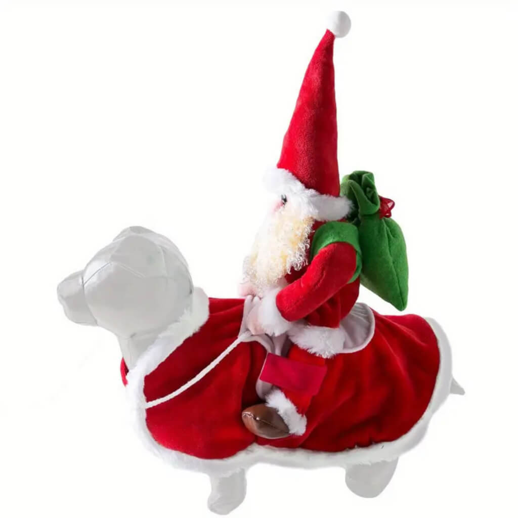 Roupa Fantasia de Natal Papai Noel para Cães e Gatos – Barkify™