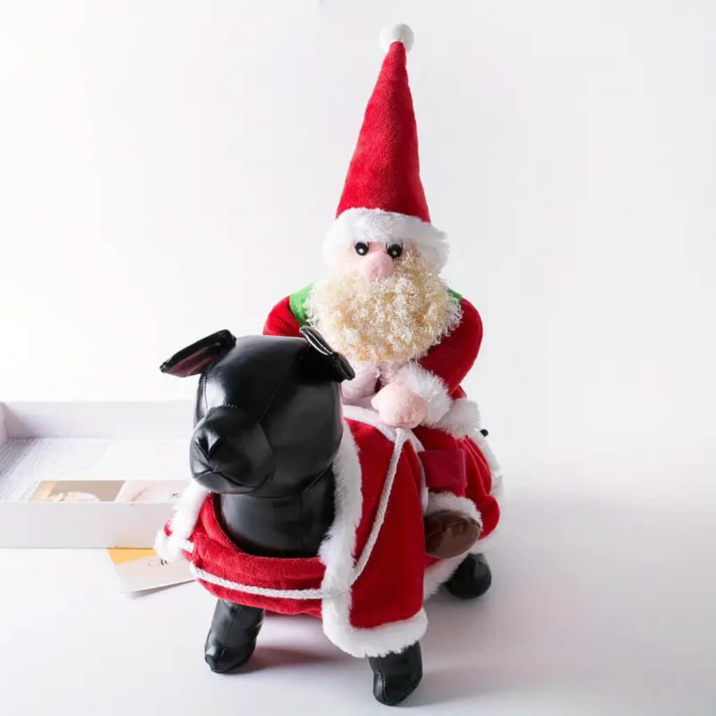 Roupa Fantasia de Natal Papai Noel para Cães e Gatos – Barkify™