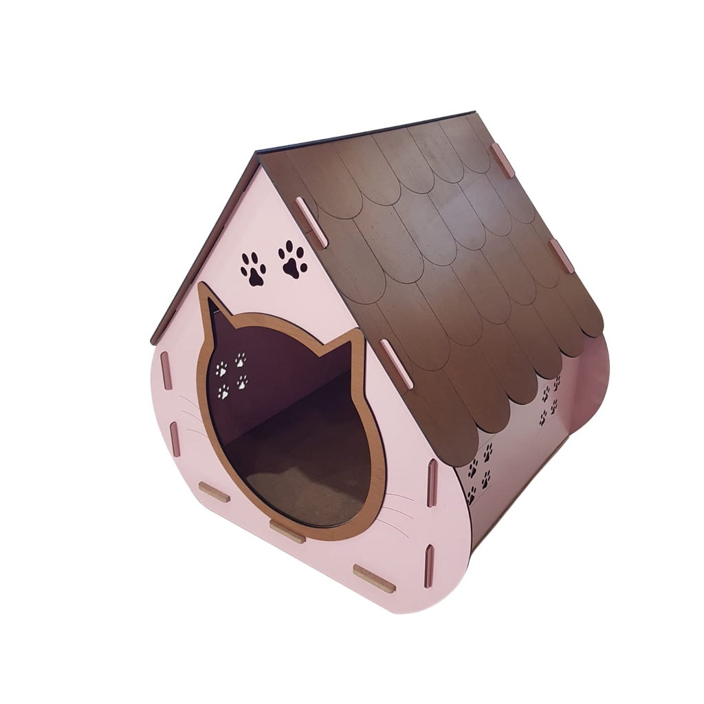 Casinha Personalizada CozyHome™ – Conforto, Estilo e Nome do Seu Pet