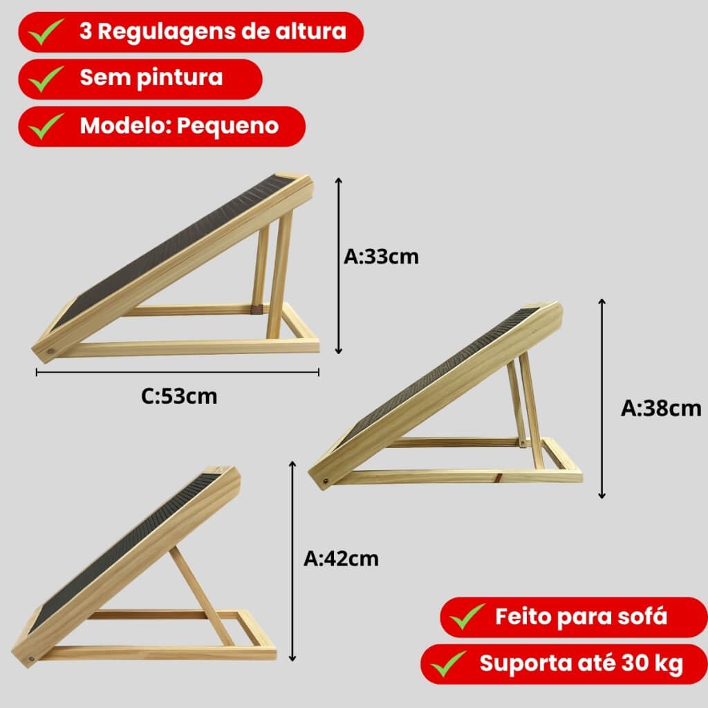 Rampa para Cachorro e Gato com Problemas na Coluna Antiderrapante Duty