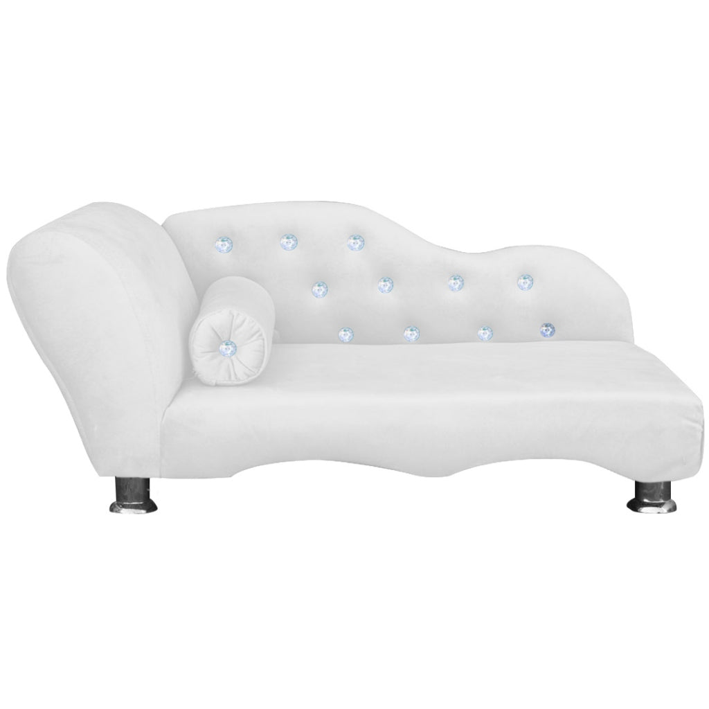 Caminha Pet Recamier Luxo em Suede com Strass – Lupzy™ | Sofisticação e Conforto Premium