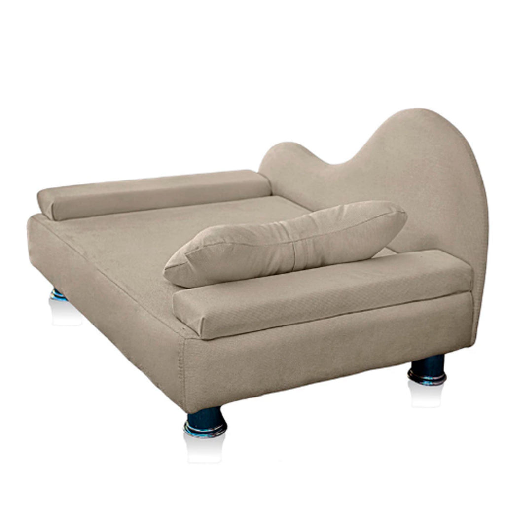 Caminha Mini Sofá Pet em Suede para Cães e Gatos – Lupzy™ | Conforto Luxo para Pequeno Porte