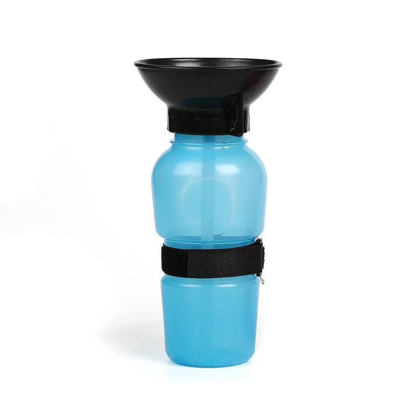 Garrafa Portátil Copinho Pet 500ml para Passeios e Viagens – Lupzy™ | Hidratação Fácil Sem Vazamentos