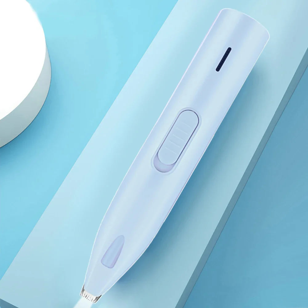 Aparador de Pelos Elétrico GlowTrim™ – Precisão Silenciosa com LED