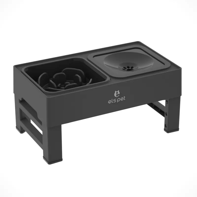 Alimentador Elevada Ajustável e Multifuncional com Comedouro Lento - Furrish™ | Exclusivo da ForPatas