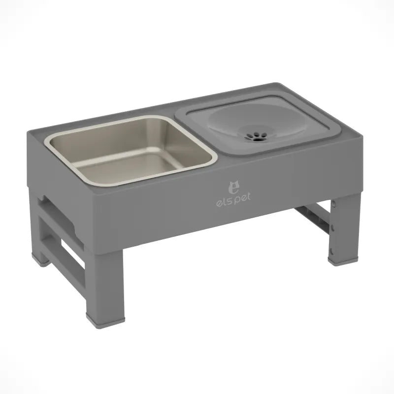 Alimentador Elevada Ajustável e Multifuncional com Comedouro Lento - Furrish™ | Exclusivo da ForPatas