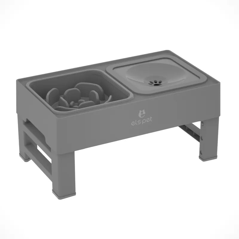 Alimentador Elevada Ajustável e Multifuncional com Comedouro Lento - Furrish™ | Exclusivo da ForPatas