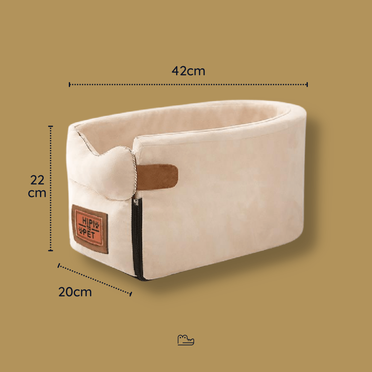 Assento Cadeirinha para Transporte de Cães em Carros - Lupzy™ | Exclusivo da ForPatas