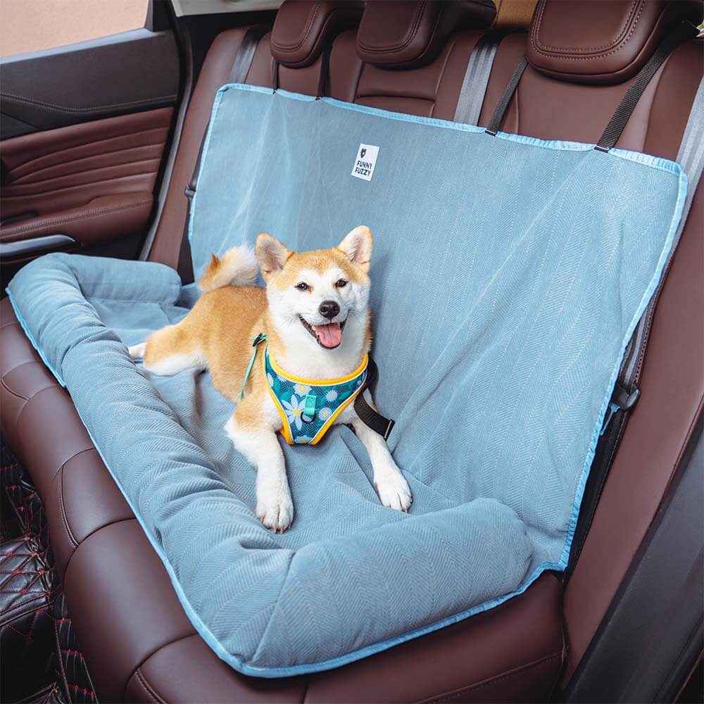 Assento de carro com cama para cachorro - Lupzy™ | Exclusivo da ForPatas
