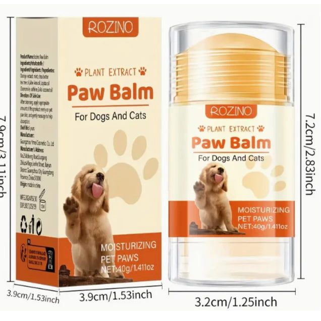 Hidratante Focinho e Patinhas 100% Natural Vegano 40g para Cachorro e Gato Linha Profissional
