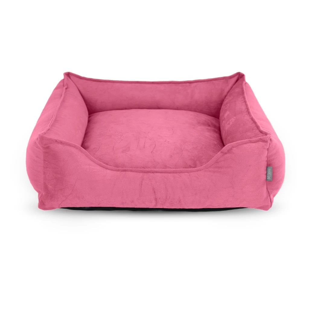 Cama Pet Suede com Zíper e Fundo Impermeável – Mileva | Conforto Aconchegante para Todos os Portes
