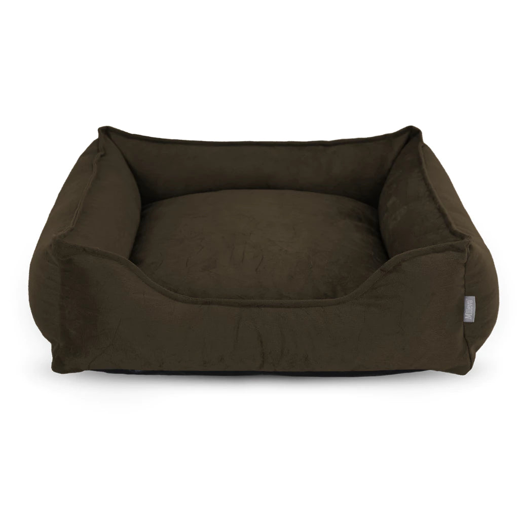 Cama Pet Suede com Zíper e Fundo Impermeável – Mileva | Conforto Aconchegante para Todos os Portes