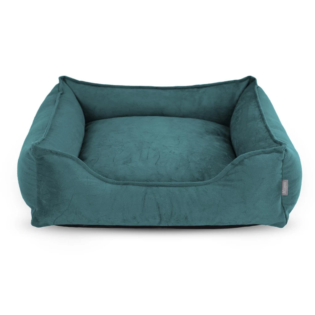 Cama Pet Suede com Zíper e Fundo Impermeável – Mileva | Conforto Aconchegante para Todos os Portes