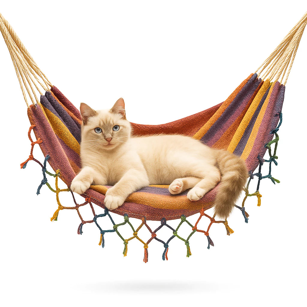 Rede de Descanso Suspensa Lavável e Resistente para Cachorro e Gato até 20kg Snouty™