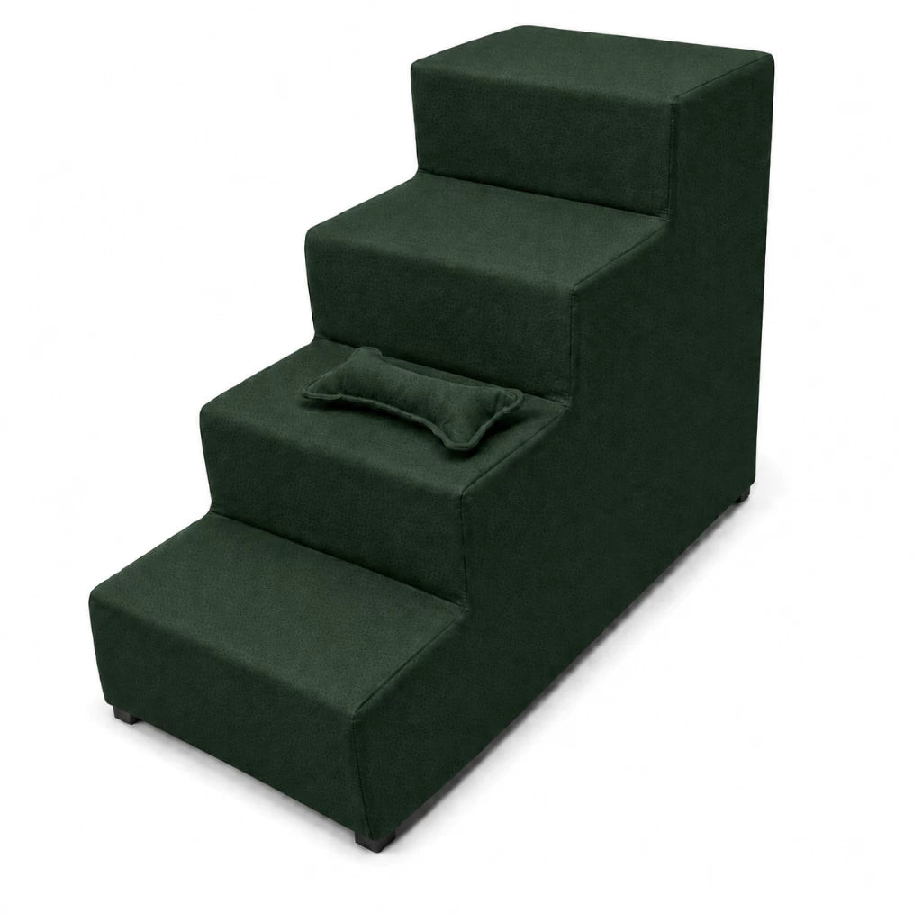 Escada 4 Degraus 60cm Antiderrapante para Cachorro e Gato Acesso à Cama e Sofá Snouty™
