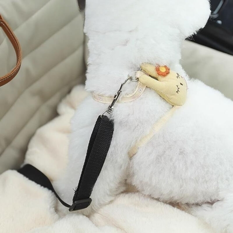 Cama de assento de carro para cachorro de couro sintético à prova d'água para dirigir - Pawzly™ | Exclusivo da ForPatas