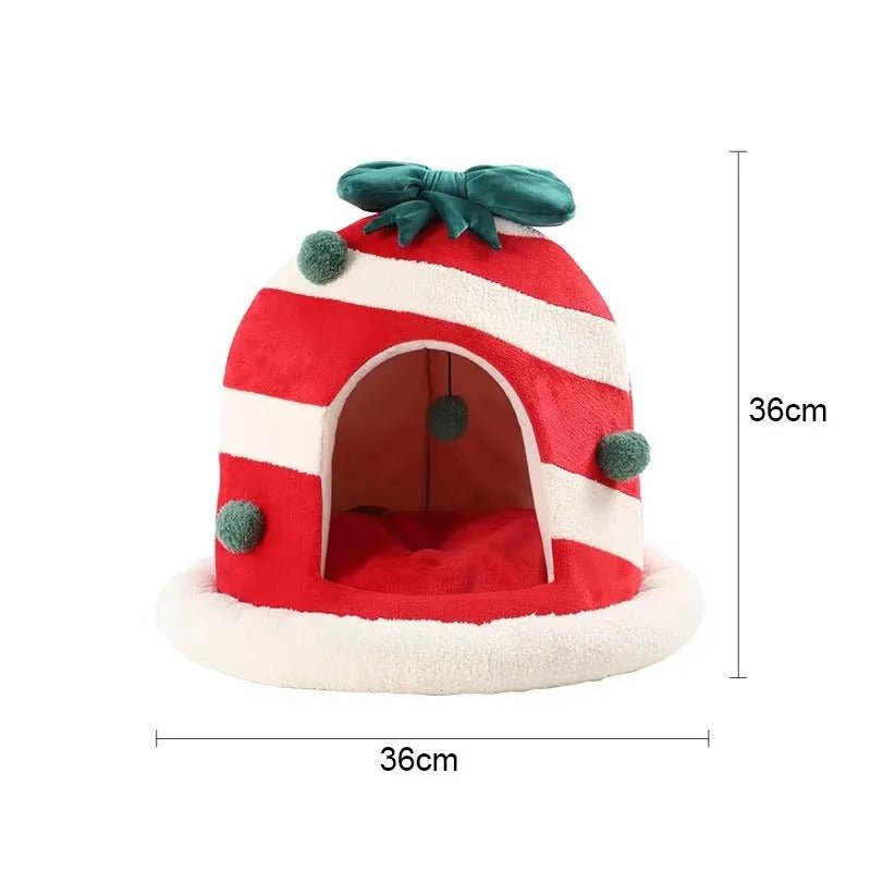Cama Para Gato de Natal - Furrish™ | Exclusivo da ForPatas