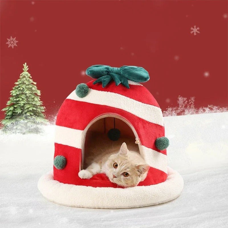 Cama Para Gato de Natal - Furrish™ | Exclusivo da ForPatas