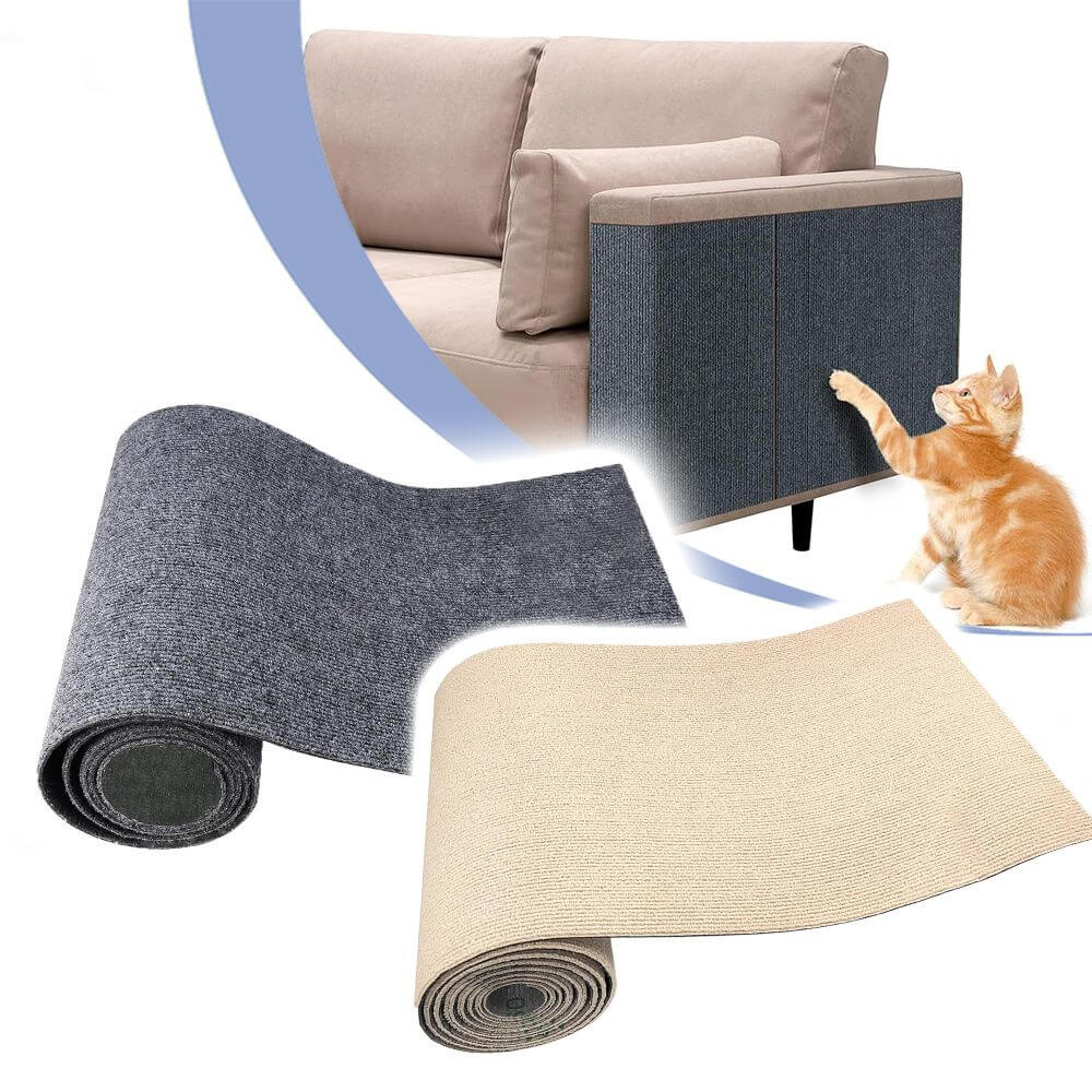 Carpete Protetor Multiuso para Gatos FurBlock™ - Use em móveis, portas e paredes! | Exclusivo da ForPatas