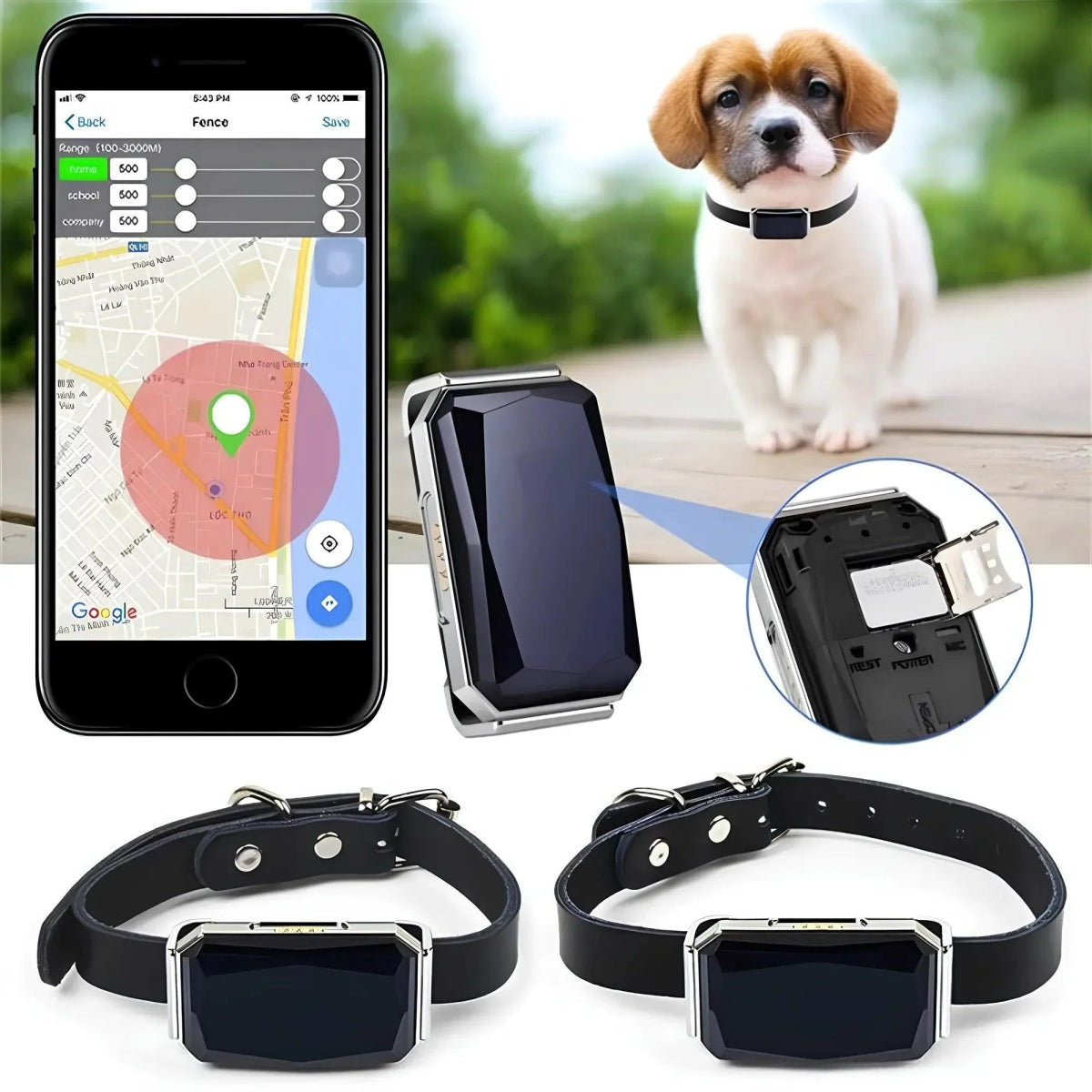 Coleira Com Gps Para Pets Precisão e Rapidez - Snouty™