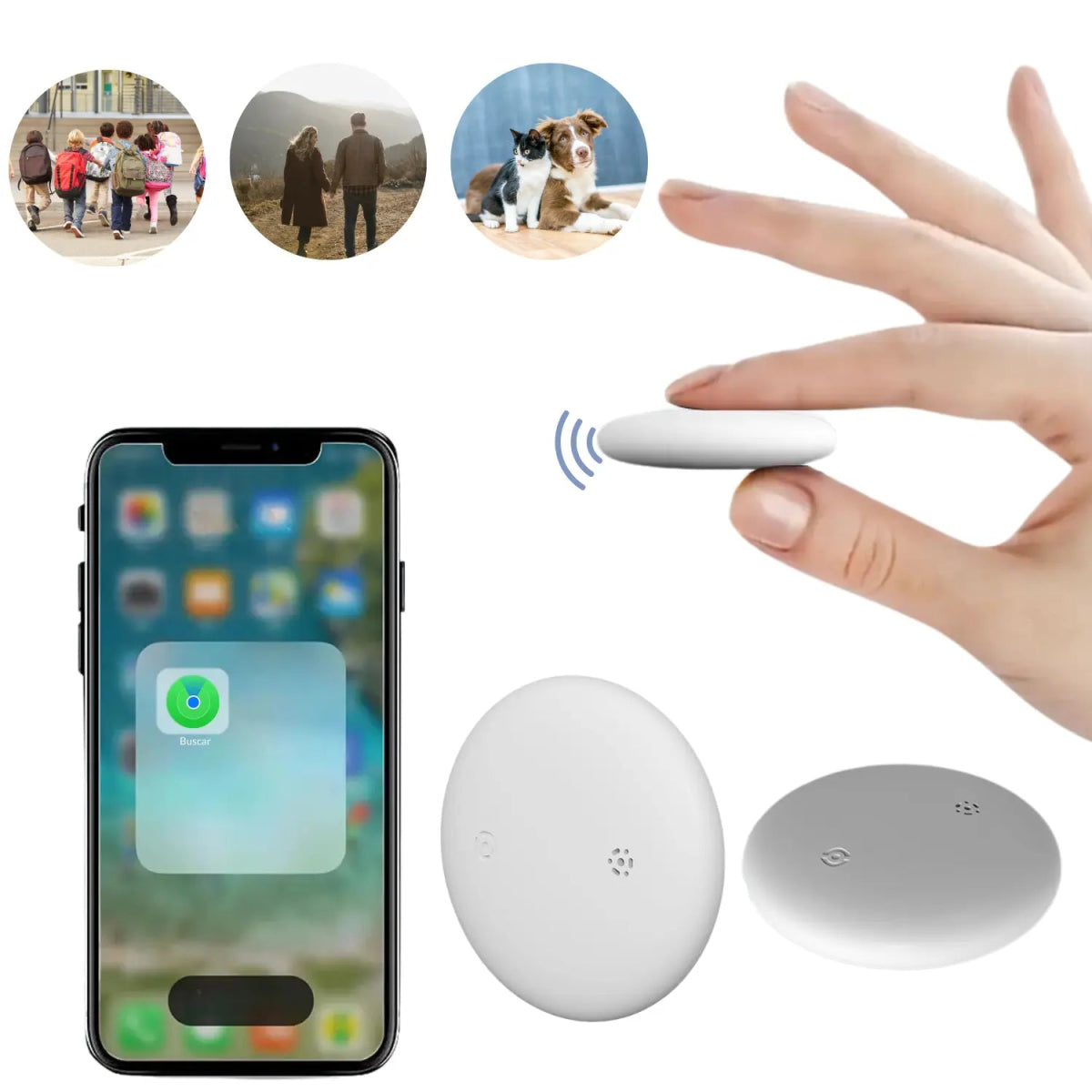 Coleira Rastreadora com Air Tag de Brinde Preto - Duty™ | Exclusivo da ForPatas