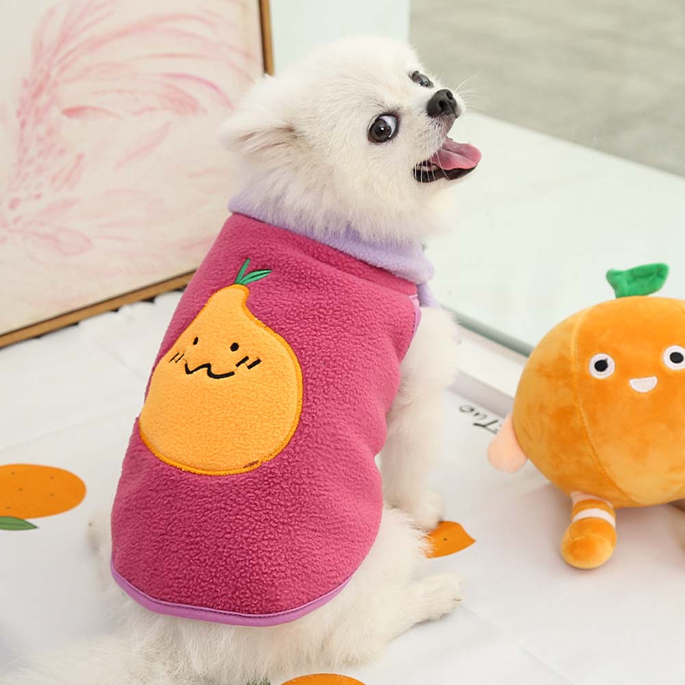 Colete & Cachecol Abóbora - Woofline™ | Exclusivo da ForPatas