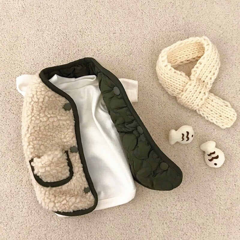 Colete Com Cachecol - Barkify™ | Exclusivo da ForPatas