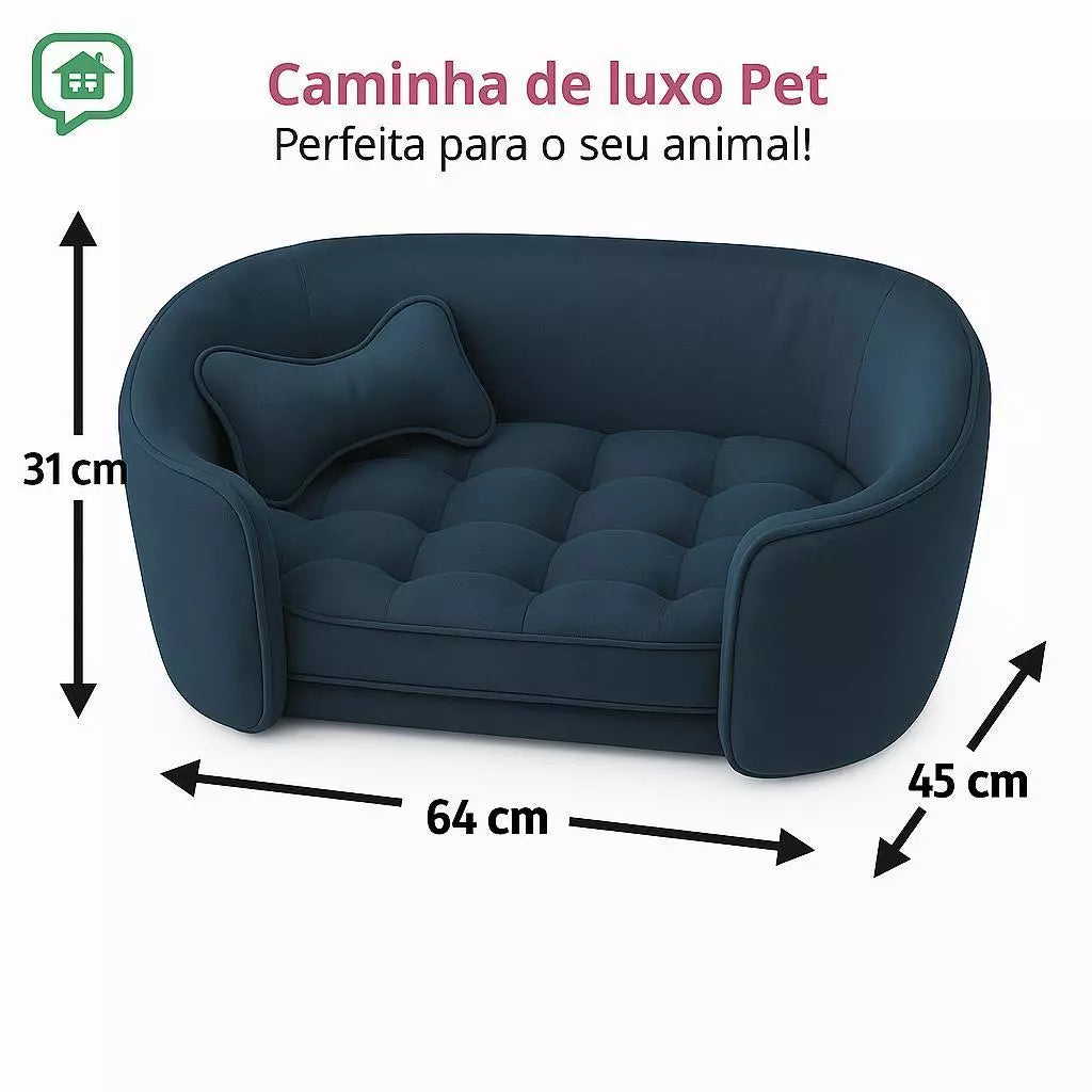 Sofá Cama de Luxo para Cães e Gatos – Super Conforto e Design Premium | ForPatas