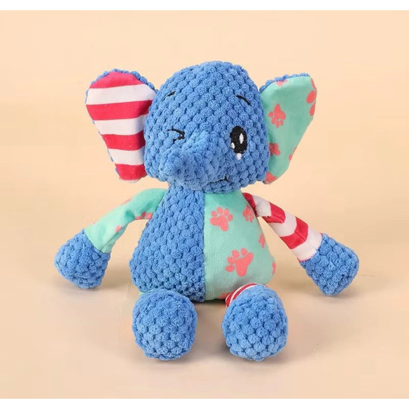 Brinquedo de Pelúcia Super Resistente com Som para Pets – Lupzy™ | Diversão Durável e Alívio do Estresse