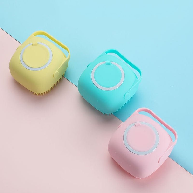 Esponja de Silicone com Dispenser para Shampoo - Snouty™ | Exclusivo da ForPatas