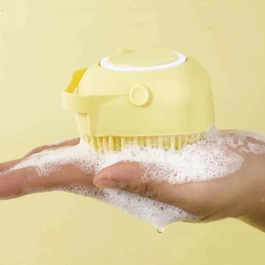Esponja de Silicone com Dispenser para Shampoo - Snouty™ | Exclusivo da ForPatas