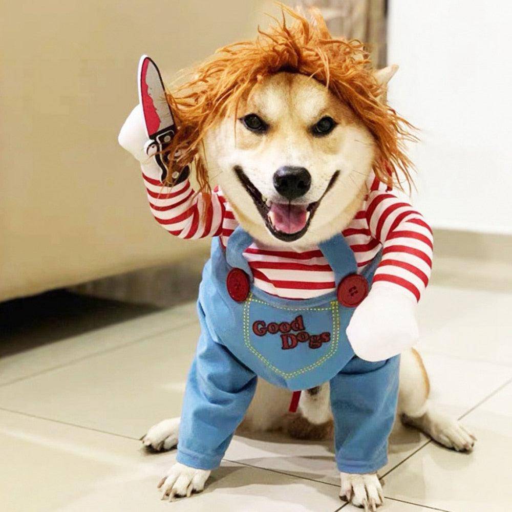 Fantasia Chucky Para Cachorro - Duty™ | Exclusivo da ForPatas