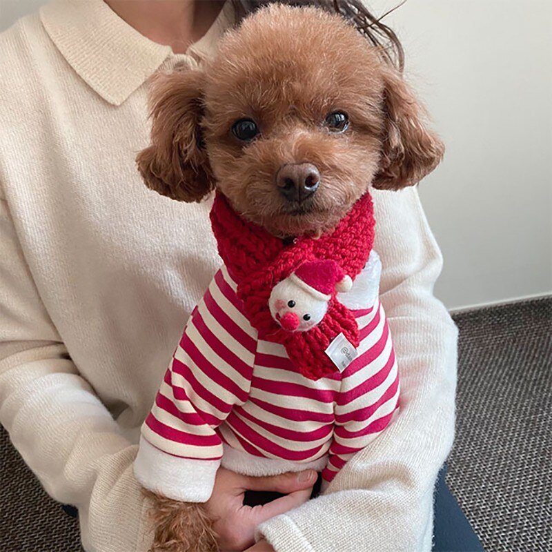 Moletom com Cachecol Papai Noel - Petzo™ | Exclusivo da ForPatas