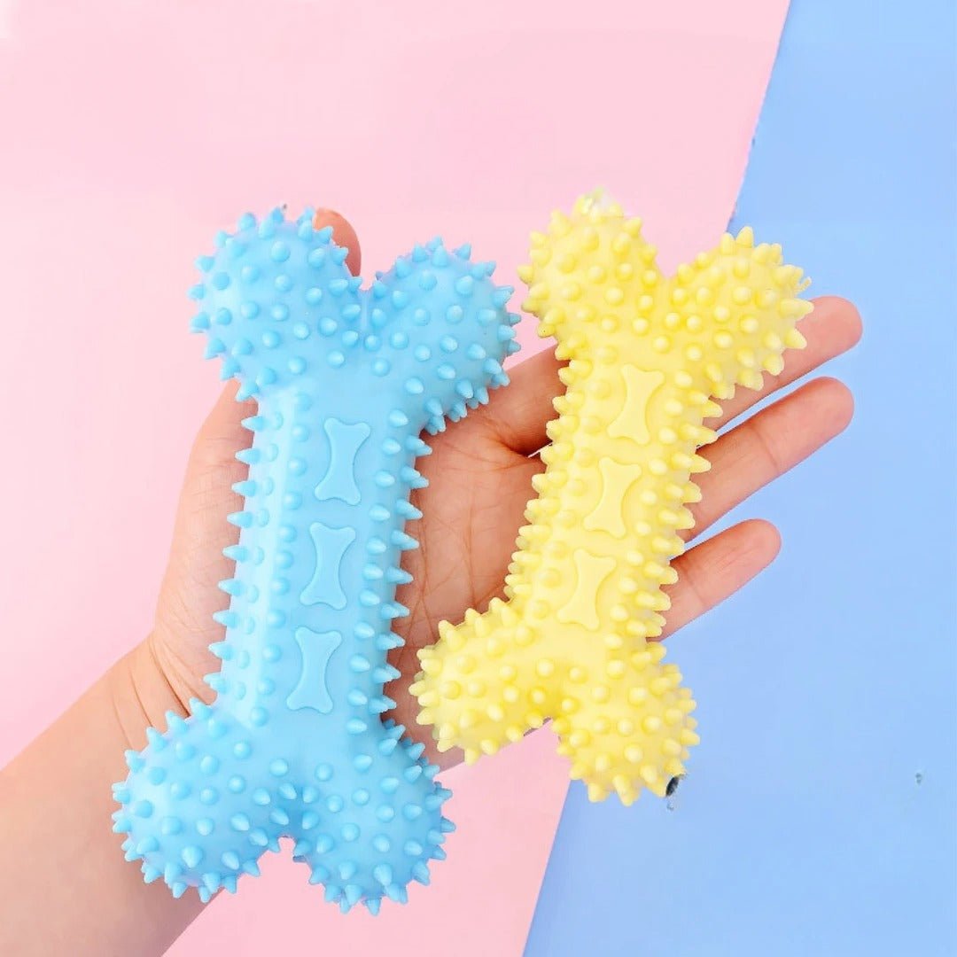 Mordedor Porta Petisco Ossinho para Filhote - Snouty™ | Exclusivo da ForPatas