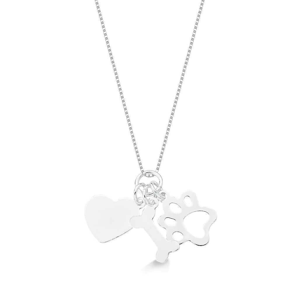Colar Patuá Amor por Cachorro em Prata 925 – Lupzy™ | Símbolos de Amor Pet
