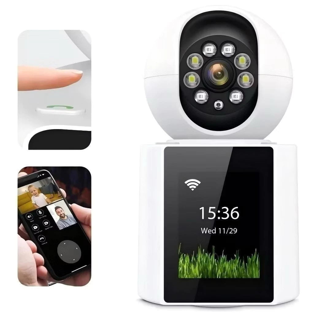 Câmera de Segurança Wi-Fi 1080P com Vídeo e Áudio Bidirecional – PetVision™