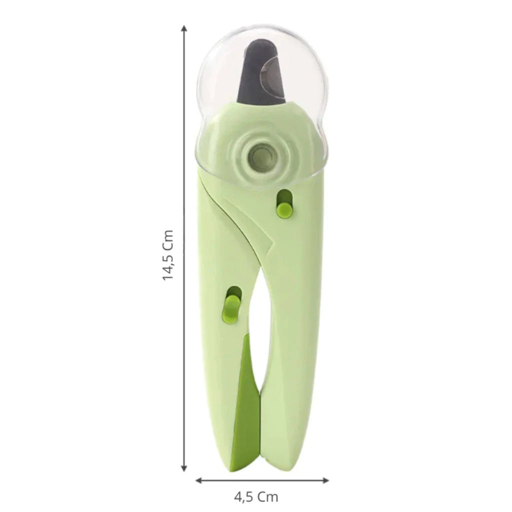 Cortador de Unhas com LED Profissional + Lixa e Tesoura para Cachorro e Gato Antiderrapante Snouty™