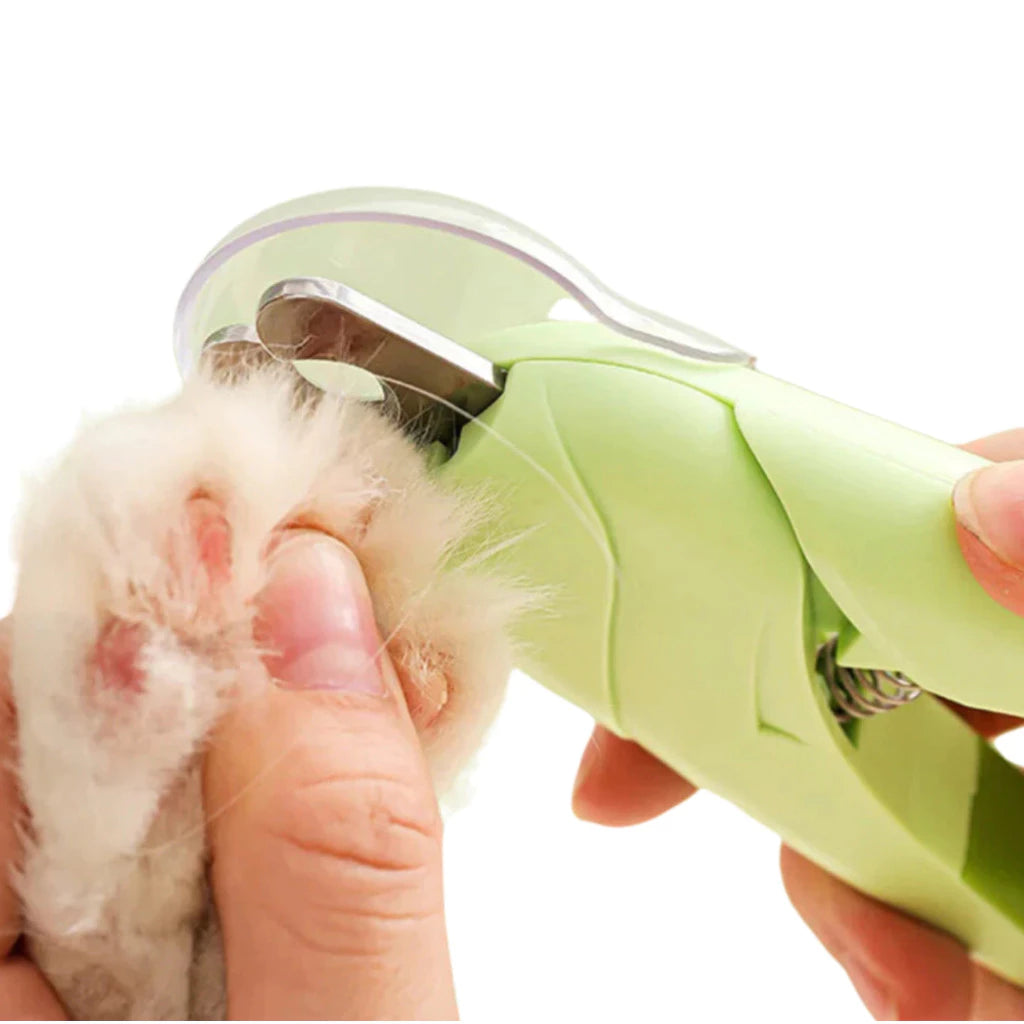 Cortador de Unhas com LED Profissional + Lixa e Tesoura para Cachorro e Gato Antiderrapante Snouty™